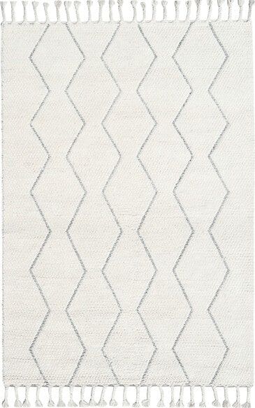 Dynamic Rugs MOXIE 2533-190 Ivory and Black